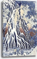 Постер Хокусай Кацушика Kirifuri Fall on Kurokami Mount, from the series 'Shokoku Taki Meguri' c.1832