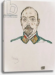 Постер Шиле Эгон (Egon Schiele) Portrait of a First Officer, 1916