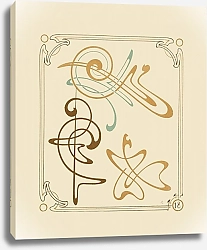 Постер Муха Альфонс Abstract design based on arabesques