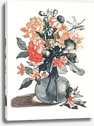 Постер Тейлер Иоханнес Цветы в вазе (1688-1698) 4