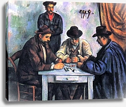 Постер Сезанн Поль (Paul Cezanne) Игрок в карты