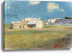 Постер Редон Одилон Breton Village, c.1890