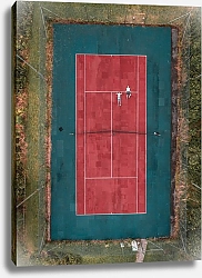 Постер Теннисный корт с 