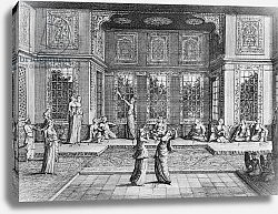 Постер Хогарт Уильям Women dancing in the Harem, published 1723,