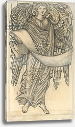 Постер Берне-Джонс Эдвард Angel with Scroll - figure number eight, 1880