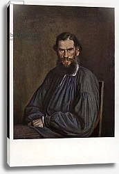 Постер Крамской Иван Leo Tolstoy, Russian novelist, short story writer and playwright 2