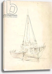 Постер Хеми Чарльз Old Fishing Boat and Dinghy