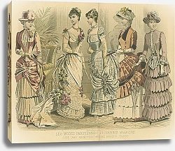 Постер June, 1884. Reception Dresses. Evening Dresses 1