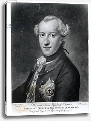 Постер Школа: Немецкая 18в. Portrait of His Most Serene Highness Charles, Prince of Brunswick, Luneburg and Wolfenbuttel