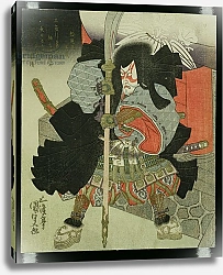 Постер Утагава Кунисада The Actor Ichikawa Danjuro VII as a Samurai Warrior