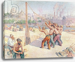 Постер Люс Максимильен Workers on the Quai de la Seine at Billancourt, 1902-3
