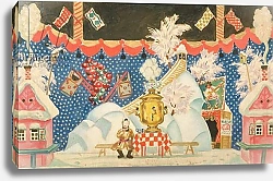 Постер Кустодиев Борис View in Tula, a sketch for E. Zamyatin's play, 'The Flea', 1925-26 1 Постер Кустодиев Борис View in Tula, a sketch for E. Zamyatin's play, 'The Flea', 1925-26 1