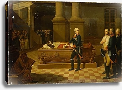 Постер Школа: Немецкая 18в. Frederick II in the Elector's Crypt