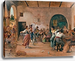 Постер Марстранд Вильгельм Dance in an Osteria