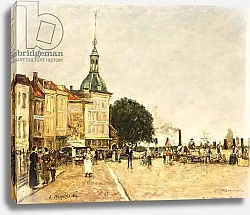 Постер Буден Эжен (Eugene Boudin) Dordrecht, La Ville, 1884