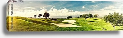 Постер Зеленые поля для гольфа