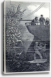 Постер Школа: Английская 19в. Clearing the Screw, from Under the Waves, or Diving in Deep Waters, pub. 1887