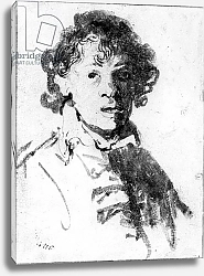Постер Рембрандт (Rembrandt) Self-portrait as a young man, c.1628