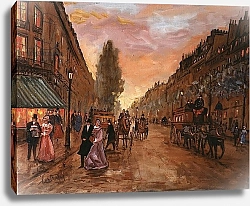 Постер Бертранд Фред (совр) Paris in 1900