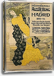Постер Грассе Евген Poster advertising 'Internationale Austellung zu Madrid', 1893