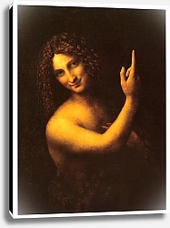 Постер Леонардо да Винчи (Leonardo da Vinci) Иоанн Креститель