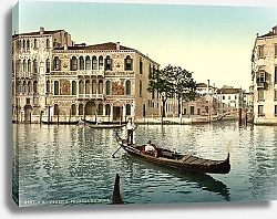 Постер Италия. Венеция, дворец Да Мула