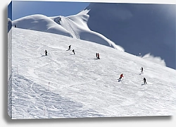 Постер Лыжный курорт