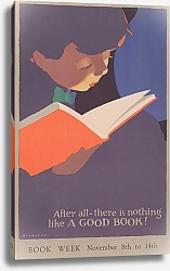 Постер Брубейкер Жон After all; there is nothing like a good book!