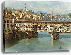 Постер Брандис Антуанетта The ponte Vecchio, Florence