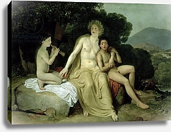 Постер Иванов Александр Apollo with Hyacinthus and Cyparissus Singing and Playing, 1831-34