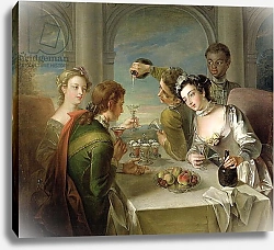 Постер Мерсье Филипп The Sense of Taste, c.1744-47