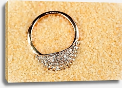 Постер Золотое кольцо с бриллиантами 2