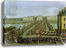 Постер Берто Жак The Imperial Procession Returning to Notre Dame for the Sacred Ceremony 1804, Crossing the Pont-Neuf