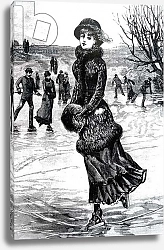 Постер Women skating