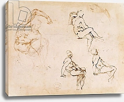 Постер Микеланджело (Michelangelo Buonarroti) Figure Drawings