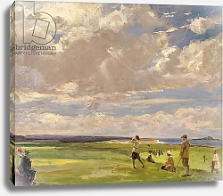 Постер Лавери Джон Lady Astor playing golf at North Berwick