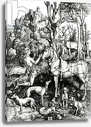 Постер Дюрер Альбрехт St. Eustace, 1501