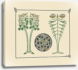 Постер Верней Морис Abstract design based on leaves