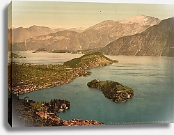 Постер Италия. Озеро Комо, Тремеццина