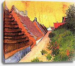 Постер Ван Гог Винсент (Vincent Van Gogh) Улица в Сен-Мари