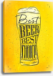 Постер Best beer best choice