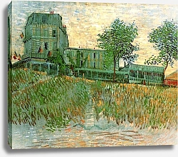 Постер Ван Гог Винсент (Vincent Van Gogh) Ресторан в Аньере 2