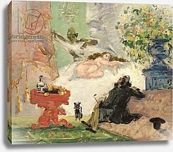 Постер Сезанн Поль (Paul Cezanne) A Modern Olympia, 1873-74