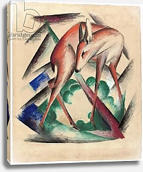 Постер Марк Франц (Marc Franz) Deer, 1912