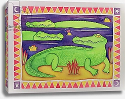 Постер Бакстер Кэти (совр) Crocodiles