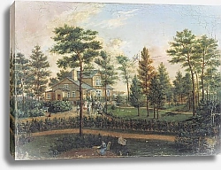 Постер Галактионов Степан Дача в парке. 1852