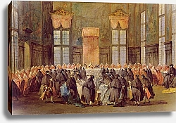 Постер Гварди Франческо (Francesco Guardi) The Doge at the Feast for the Opening of the Carnival of Venice