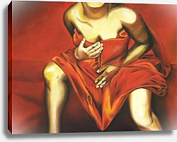 Постер Женщина в красном 1