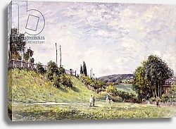 Постер Сислей Альфред (Alfred Sisley) The Slope by the Railway in Sevres, 1879