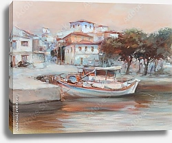 Постер Лодки в островной гавани 2